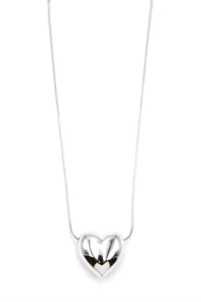 Kalp Kolye - Gümüş