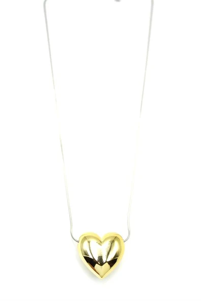 Kalp Kolye - Altın - 2