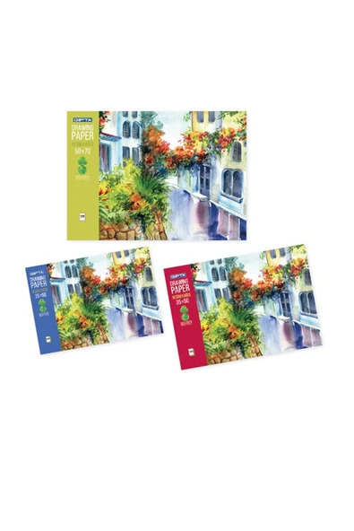 Gıpta Resim Kağıdı Blok 25X35Cm 100 Yaprak 4477 - 1