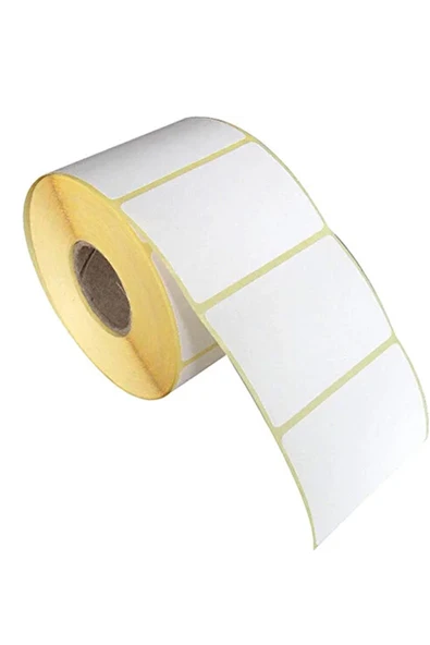 Tanex Barkod Etiketi 4 Lü 20X40 Mm Eco Çap 25 Mm - 1