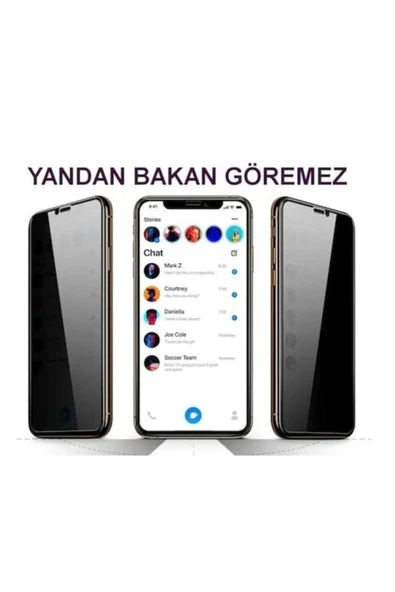 Samsung A32 Uyumlu Hayalet Ekran Gizli Tam Kaplayan Kırılmaz Cam Seramik Ekran Koruyucu Film - 5