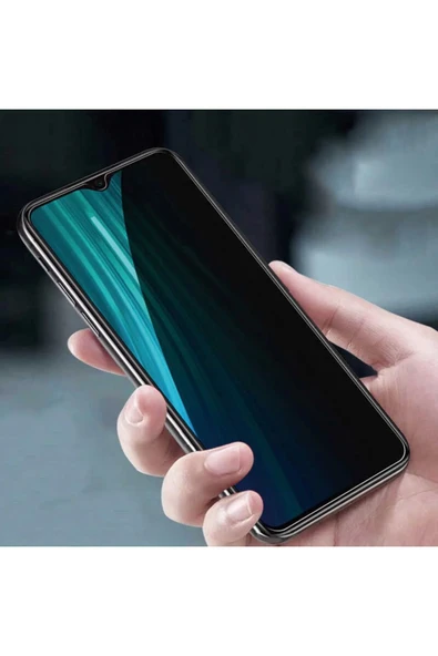 Samsung A31 Uyumlu Hayalet Ekran Gizli Tam Kaplayan Kırılmaz Cam Seramik Ekran Koruyucu Film - 5