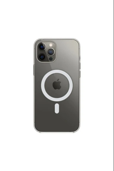 Iphone 13 Pro Kılıf Kamera Lens Korumalı Magsafe Destekli Şeffaf Darbe Emici Sert Kapak - 2