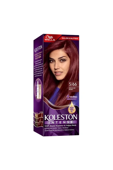 Koleston Intense Saç Boyası 5/66 Patlıcan Moru - Salon Kalitesi - 7