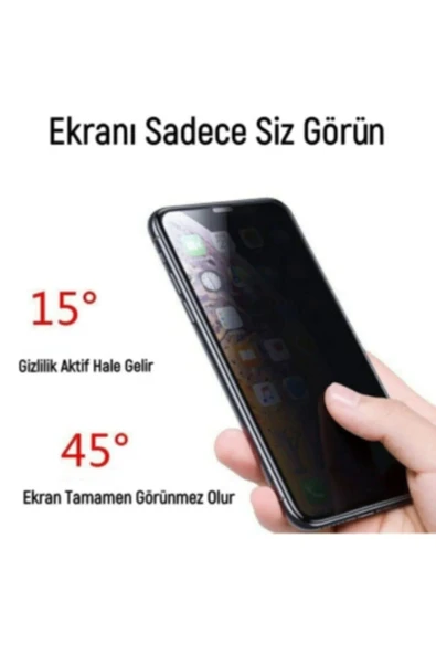 Samsung A32 Uyumlu Hayalet Ekran Gizli Tam Kaplayan Kırılmaz Cam Seramik Ekran Koruyucu Film - 6
