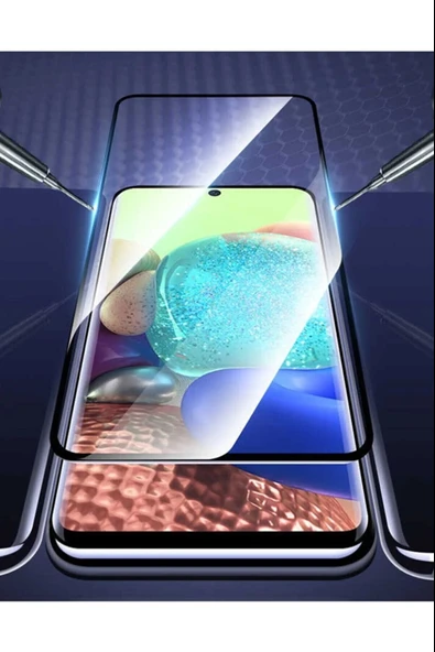 Samsung A72 Uyumlu 9d Tam Kaplayan Parmak Izi Bırakmayan Ekran Koruyucu Film - 7