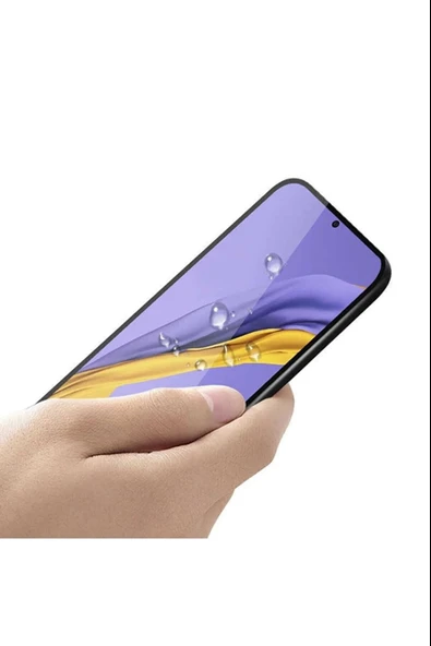 Samsung A72 Uyumlu 9d Tam Kaplayan Parmak Izi Bırakmayan Ekran Koruyucu Film - 6