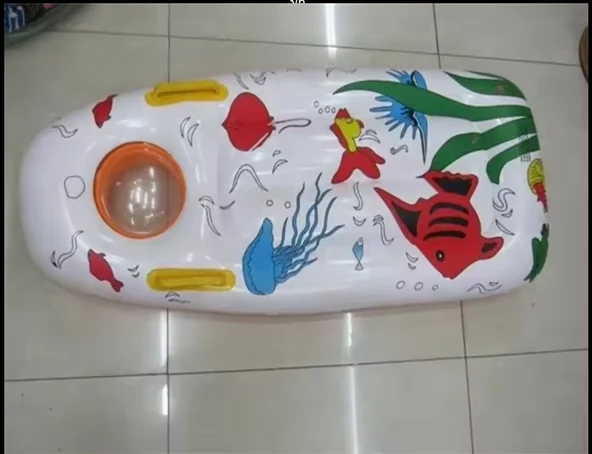 Çocuklar İçin Figürlü Şişme Deniz Yatağı - 2