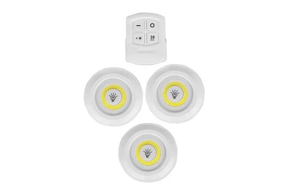 Uzaktan Kumandalı Yapışkanlı Led Spot Lamba Kamp Lamba - 2
