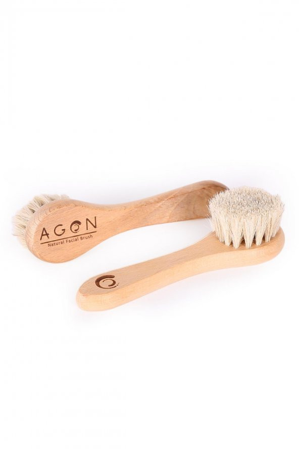 Doğal At Kılı Yüz Bakım Fırçası - 2