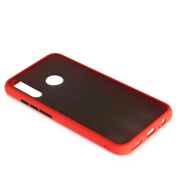 Huawei P40 Lite E Kılıf Zore Fri Mat Yüzey Renkli Kenar Kılıf - Resim 8