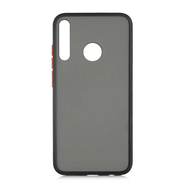 Huawei P40 Lite E Kılıf Zore Fri Mat Yüzey Renkli Kenar Kılıf - Resim 3