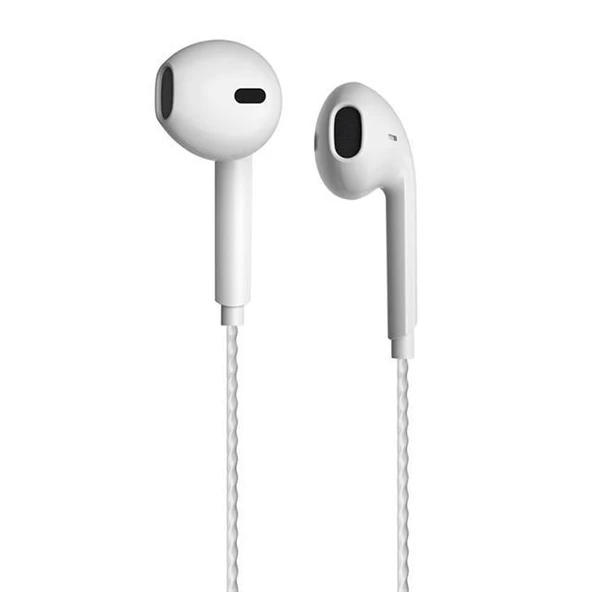 Lenovo Lecoo EH104W 3.5 Mm Jacklı Kablolu Kulak İçi Mikrofonlu Kulaklık Beyaz - 3