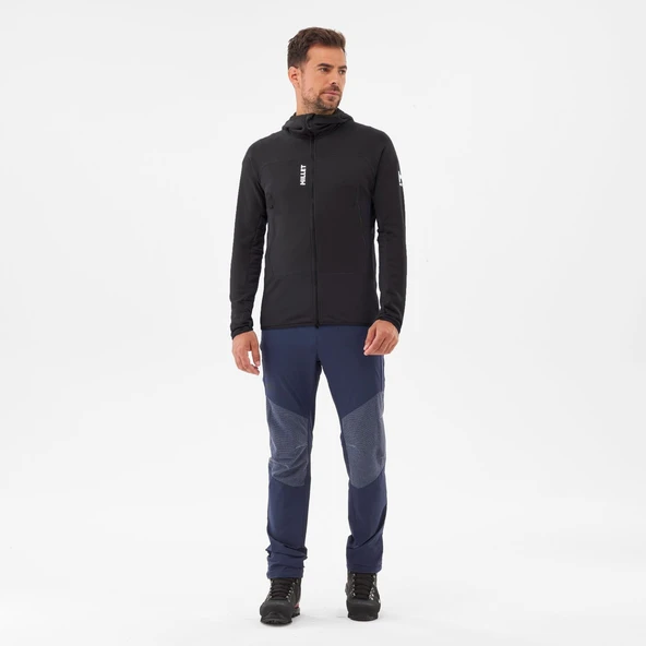 Millet FUSION GRID H Erkek Kapşonlu Polar Ceket Tam Fermuarlı  MIV9024 0247 - Resim 9