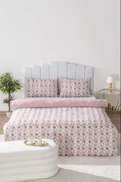 Rivaİstanbul Miranda Rose Tek Kişilik Nevresim Takımı Pamuklu - Resim 3