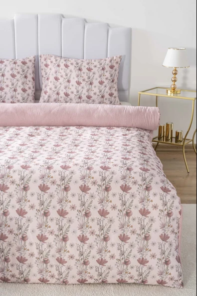 Rivaİstanbul Miranda Rose Tek Kişilik Nevresim Takımı Pamuklu - Resim 2