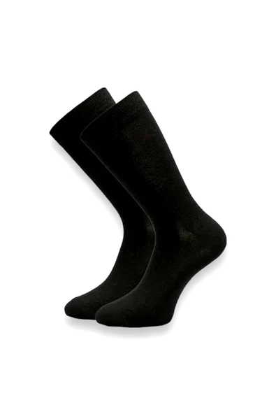 Erkek 6 Çift Çorap Siyah Man Socks Black Dikişsiz - 2
