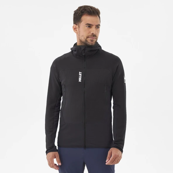 Millet FUSION GRID H Erkek Kapşonlu Polar Ceket Tam Fermuarlı  MIV9024 0247 - Resim 7