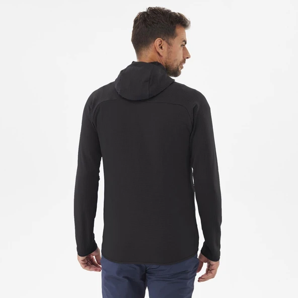 Millet FUSION GRID H Erkek Kapşonlu Polar Ceket Tam Fermuarlı  MIV9024 0247 - Resim 6