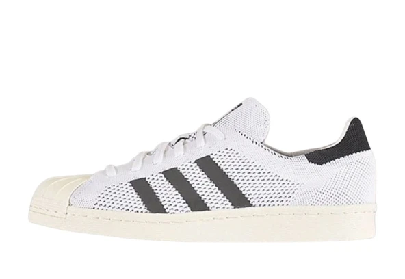 Adidas Superstar 80s Primeknit Bulut Beyazı Siyah S77440 - 2