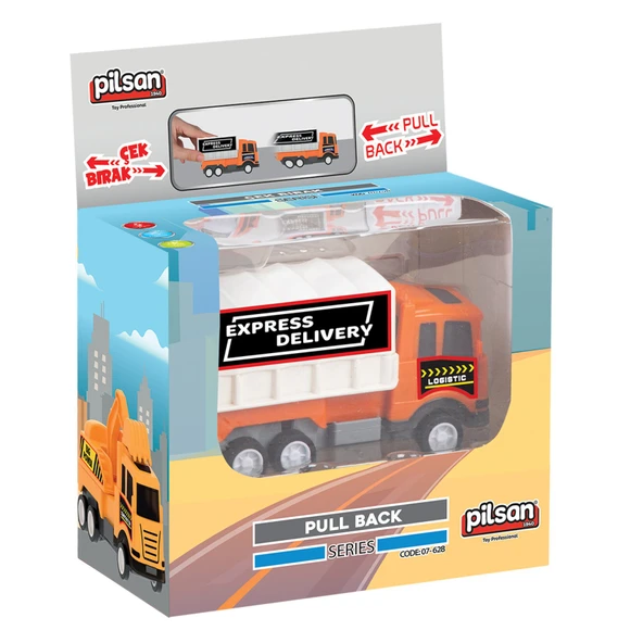 Pilsan Mini Kamyonlar Çek Bıraklı İş Serisi Tekli - 1