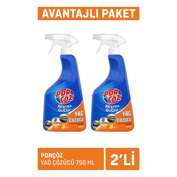 Porçöz Yağ Çözücü 2 X 750 Ml - 1