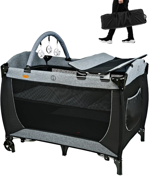 Baby Home 560 Golite 70x110 Bebek Oyun Parkı Yatak Sepet Beşik - 4