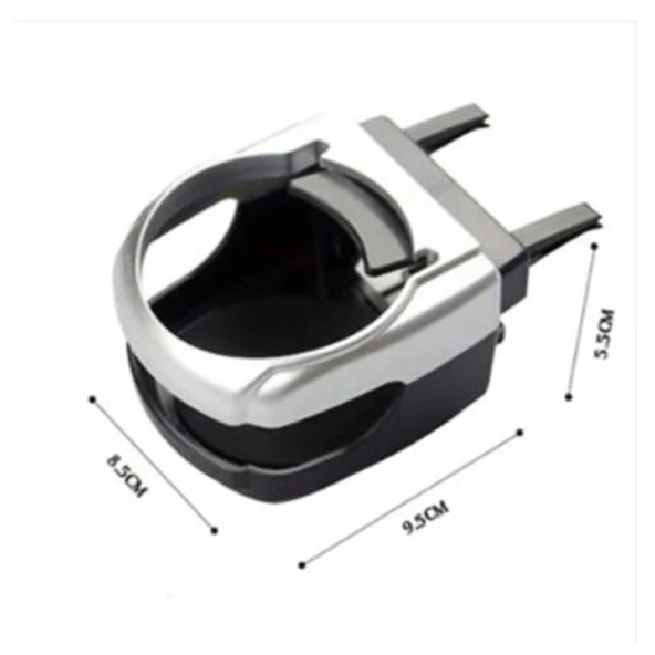 Oto Otomobil Araç Araba İçi Bardak Kutu İçecek Tutucu Yüksek Tip Aparat Klipsli - 4