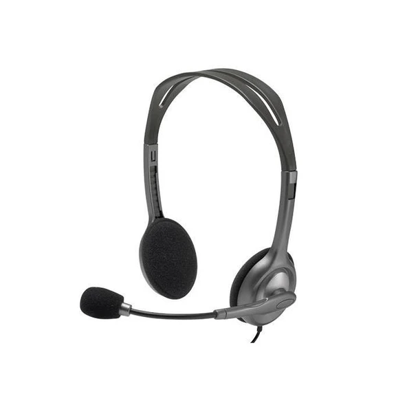 Logitech H111 Kablolu Kulak Üstü Kulaklık 981-000593 Siyah