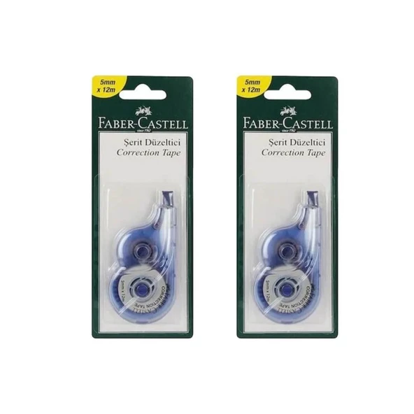Faber Castell Şerit Düzeltici 5 Mm X 12 M ( 2 Adet )