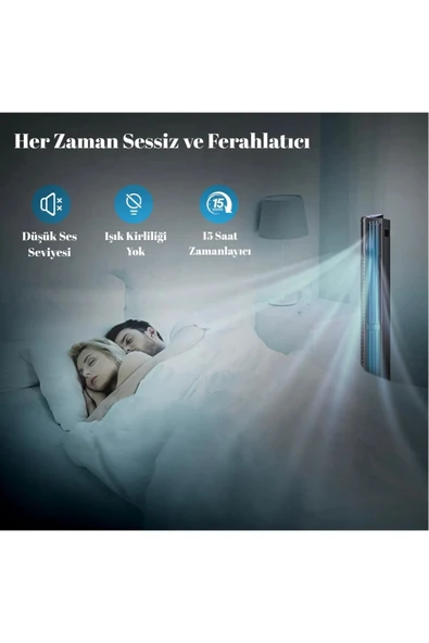 Dlc TF-K4001R 75 Watt Kumandalı Kule Tipi Vantilatör - 5