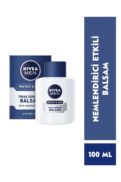 Nivea Men Nemlendirici Tıraş Sonrası Balsam Protect & Care 100 Ml,hızlı Emilir,normal Ve Kuru Ciltler - 4