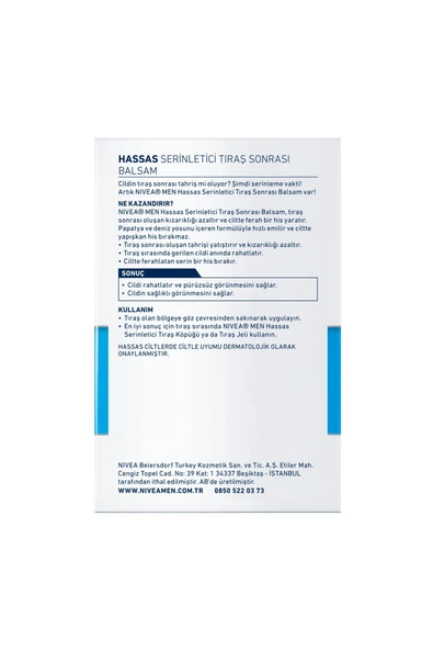 Nivea Tıraş Sonrası Balsam Men Hassas Serinletici 100 ml - 4