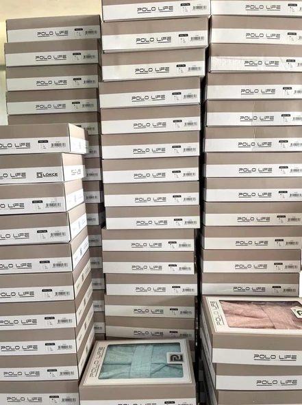 Polo Life Kutulu Bamboo Tek Bornoz Şalyaka-Decorose (XL Beden) - 2