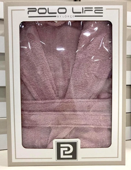 Polo Life Kutulu Bamboo Tek Bornoz Şalyaka-Decorose (XL Beden)