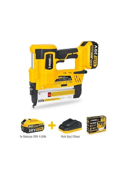 Sgs5165 Akülü Zımba Ve Çivi Çakma Tabanca Makinası 20 Volt ürün görseli 1