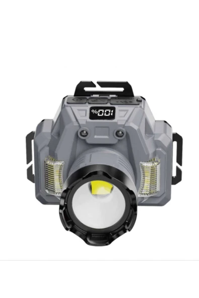 CEZRİ Kutulu Kafa Lambası Zoomlu, Powerbanklı, Sensörlü, Oynar başlıklı, Çakarlı ürün görseli 1