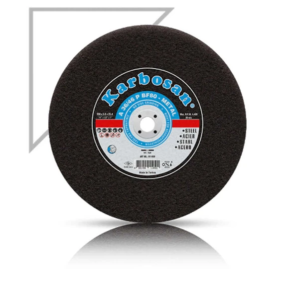 Karbosan 300x3.0x25.4 NK Metal Sabit Tezgah Kesme Diski - Karbosan 910840