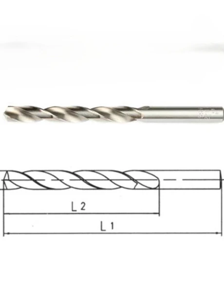 Makina Takım 1.9 mm HSS DIN 338 Silindirik Saplı Kısa Taşlanmış Matkap Ucu - MTE B00007000190 ürün görseli