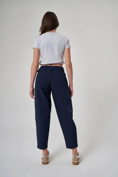 Exuma Kadın Lacivert Pantolon 1523067-LACİVERT - 7