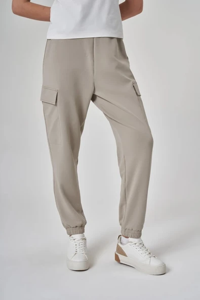 Exuma Kadın Kum Rengi Eşofman Altı 1528010-KUM ürün görseli