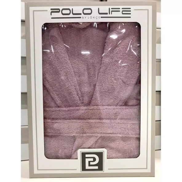 Polo Life Kutulu Bamboo Tek Bornoz Şalyaka-Decorose (XXL Beden)