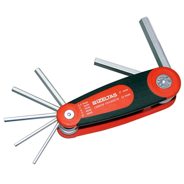 İzeltaş Yedili Kaset Allen Anahtar Takımı - İzeltaş 4912003107 ürün görseli