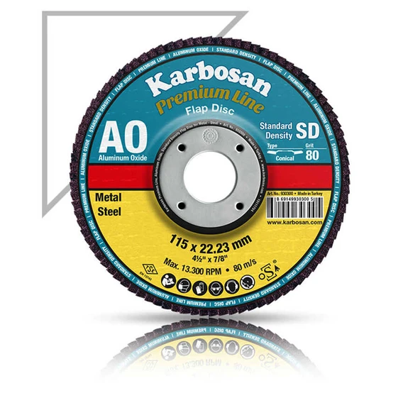 Karbosan 180x22x60 Kum Flap Disk NK - Karbosan 983220
