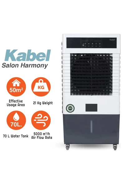 Kabel Salon Portatif Sulu Klima Hava Soğutucu