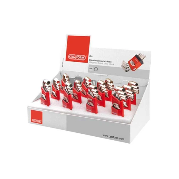 Ceta Form LT/9D,LT/9 L Allen Anahtar Takımı Seti - LT/9D ürün görseli