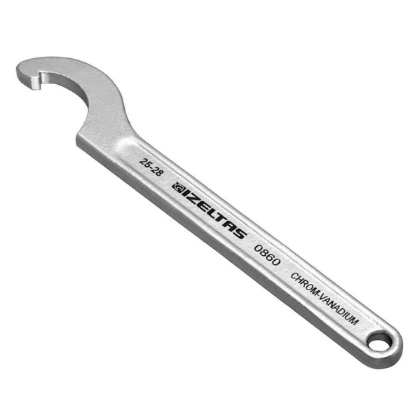 İzeltaş Dörtgen Uçlu Kanca Anahtar 25/28 mm - İzeltaş 0860052528 ürün görseli