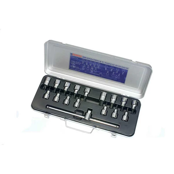 İzeltaş 17 Parça 1/2 Lokmalı Allen Uç Ve Torx Uç Takımı - İzeltaş 1113006017 ürün görseli