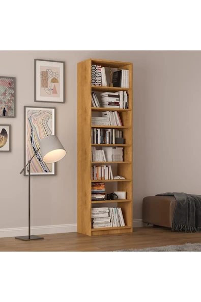 Asra Trend MDF Petra Kitaplık – Ayarlanabilir Raflar, Ev & Ofis Modern Dekoratif Kitaplık, K-05 ürün görseli