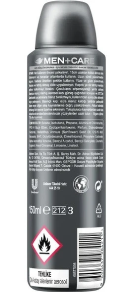 Dove Men Care Tıraş Sonrası Koruma Erkek Sprey Deodorant 150 ML - 2